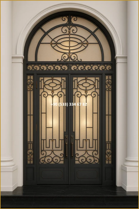 VİLLA KAPILARI-FERFORJE VİLLA KAPILAR-VİLLA GİRİŞ KAPILAR-BAHÇE KAPILARI-FERFORJE KAPILAR fer8302